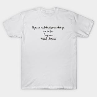 Social distancing T-Shirt